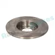 Jeu de 2 disques de frein arrière RAP BRAKES R-D0375 - Visuel 3
