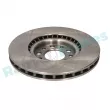 Jeu de 2 disques de frein avant RAP BRAKES R-D0376 - Visuel 3