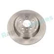 Jeu de 2 disques de frein arrière RAP BRAKES R-D0378 - Visuel 1