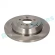 Jeu de 2 disques de frein arrière RAP BRAKES R-D0378 - Visuel 2