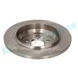 Jeu de 2 disques de frein arrière RAP BRAKES R-D0378 - Visuel 3