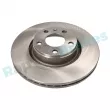 Jeu de 2 disques de frein avant RAP BRAKES R-D0380 - Visuel 1