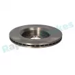 Jeu de 2 disques de frein avant RAP BRAKES R-D0381 - Visuel 3