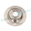 Jeu de 2 disques de frein arrière RAP BRAKES R-D0382 - Visuel 1