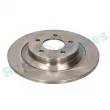 Jeu de 2 disques de frein arrière RAP BRAKES R-D0382 - Visuel 2