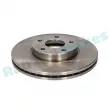Jeu de 2 disques de frein avant RAP BRAKES R-D0383 - Visuel 2