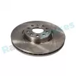 Jeu de 2 disques de frein avant RAP BRAKES R-D0384 - Visuel 1