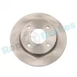 Jeu de 2 disques de frein arrière RAP BRAKES R-D0385 - Visuel 1