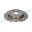 Jeu de 2 disques de frein arrière RAP BRAKES R-D0385 - Visuel 2