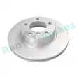 Jeu de 2 disques de frein avant RAP BRAKES R-D0389C - Visuel 1