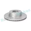 Jeu de 2 disques de frein avant RAP BRAKES R-D0389C - Visuel 2