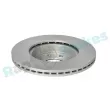 Jeu de 2 disques de frein avant RAP BRAKES R-D0390 - Visuel 3