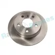 Jeu de 2 disques de frein arrière RAP BRAKES R-D0395 - Visuel 1