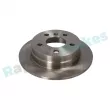 Jeu de 2 disques de frein arrière RAP BRAKES R-D0395 - Visuel 2