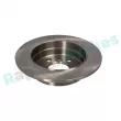 Jeu de 2 disques de frein arrière RAP BRAKES R-D0395 - Visuel 3