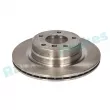 Jeu de 2 disques de frein arrière RAP BRAKES R-D0397 - Visuel 2