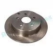 Jeu de 2 disques de frein arrière RAP BRAKES R-D0401 - Visuel 1