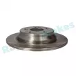 Jeu de 2 disques de frein arrière RAP BRAKES R-D0408 - Visuel 2