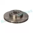 Jeu de 2 disques de frein avant RAP BRAKES R-D0409 - Visuel 2