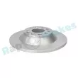 Jeu de 2 disques de frein arrière RAP BRAKES R-D0410C - Visuel 2