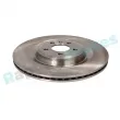 Jeu de 2 disques de frein arrière RAP BRAKES R-D0411 - Visuel 2