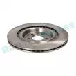 Jeu de 2 disques de frein arrière RAP BRAKES R-D0411 - Visuel 3