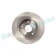 Jeu de 2 disques de frein arrière RAP BRAKES R-D0415 - Visuel 3