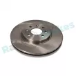 Jeu de 2 disques de frein avant RAP BRAKES R-D0416 - Visuel 1