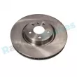 Jeu de 2 disques de frein avant RAP BRAKES R-D0417 - Visuel 1