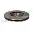 Jeu de 2 disques de frein avant RAP BRAKES R-D0417 - Visuel 3
