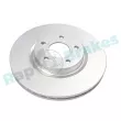 Jeu de 2 disques de frein avant RAP BRAKES R-D0418C - Visuel 1