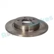 Jeu de 2 disques de frein arrière RAP BRAKES R-D0419 - Visuel 2