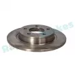Jeu de 2 disques de frein arrière RAP BRAKES R-D0420 - Visuel 2