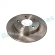 Jeu de 2 disques de frein arrière RAP BRAKES R-D0421 - Visuel 1