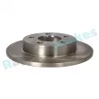 Jeu de 2 disques de frein arrière RAP BRAKES R-D0421 - Visuel 2