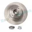 Jeu de 2 disques de frein arrière RAP BRAKES R-D0425 - Visuel 1