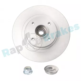 Jeu de 2 disques de frein arrière RAP BRAKES R-D0425C