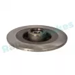 Jeu de 2 disques de frein arrière RAP BRAKES R-D0426 - Visuel 3
