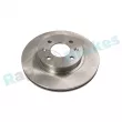 Jeu de 2 disques de frein avant RAP BRAKES R-D0428 - Visuel 1