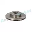 Jeu de 2 disques de frein avant RAP BRAKES R-D0428 - Visuel 2