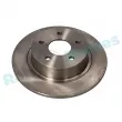 Jeu de 2 disques de frein arrière RAP BRAKES R-D0429 - Visuel 1