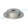 Jeu de 2 disques de frein arrière RAP BRAKES R-D0430 - Visuel 2