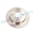 Jeu de 2 disques de frein arrière RAP BRAKES R-D0432 - Visuel 1