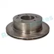 Jeu de 2 disques de frein arrière RAP BRAKES R-D0433 - Visuel 2