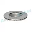 Jeu de 2 disques de frein avant RAP BRAKES R-D0434 - Visuel 3