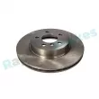Jeu de 2 disques de frein avant RAP BRAKES R-D0435 - Visuel 1