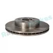 Jeu de 2 disques de frein avant RAP BRAKES R-D0435 - Visuel 2
