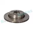 Jeu de 2 disques de frein arrière RAP BRAKES R-D0436 - Visuel 2