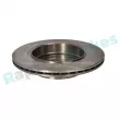 Jeu de 2 disques de frein arrière RAP BRAKES R-D0436 - Visuel 3