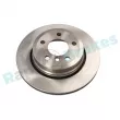 Jeu de 2 disques de frein arrière RAP BRAKES R-D0438 - Visuel 1